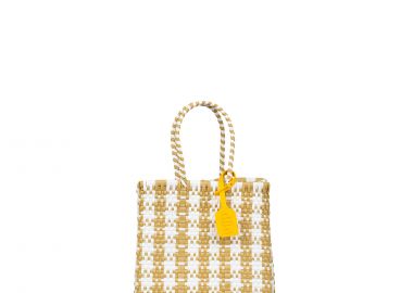 Shopping γυναικεία PUP Μπεζ-Λευκό BS1410 Handbag Nomad Small 262 - PUP - 