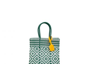 Shopping γυναικεία PUP Πράσινο-Λευκό VS1440 Handbag Nomad Small 262 - PUP - 