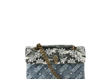 Shoulder Bags γυναικεία Kurt Geiger Denim 5602799609 Kensington Bag Crystals 262 - Kurt Geiger - 