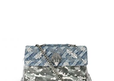 Shoulder Bags γυναικεία Kurt Geiger Denim 5603899609 XXL Kensington Crystals 100 - Kurt Geiger - 