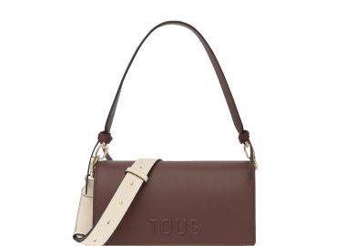 Shoulder Bags γυναικεία Tous Μπεζ-Καφέ 2002358201 Medium Audree Saffiano 262 - Tous - 
