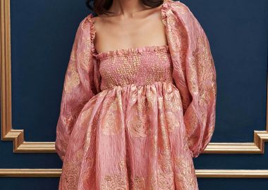 Sister Jane γυναικείο φόρεμα mini jacquard 