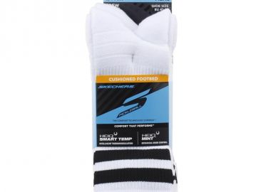 Skechers 3pk Mens PF PBall Crew Socks S01373HPWBK - Skechers - 