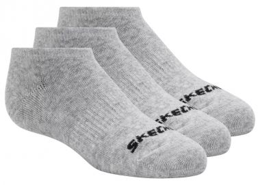 Skechers 3pk Unisex Non Terry No Show S114041020 - Skechers - 