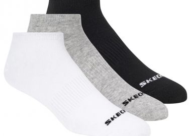 Skechers 3pk Unisex Non Terry No Show S114041107 - Skechers - 