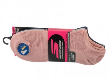 Skechers 3pk Womens Microfiber Non Terry No Show S101720HPKNV - Skechers - 