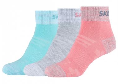 Skechers 3PPK Wm Mesh Ventilation Quarter Socks SK420223060 - Skechers - 