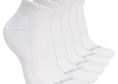 Skechers 5pk Unisex 12 Terry Qtr Crew S602095100 - Skechers - 