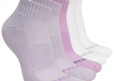 Skechers 5pk Unisex 12 Terry Qtr Crew S602095501 - Skechers - 