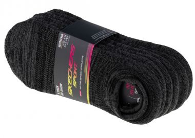 Skechers 6pk Womens 12 Terry Socks S113157GRY - Skechers - 