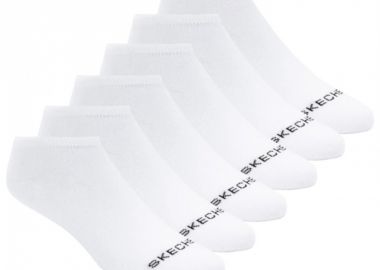 Skechers 6pk Womens Cotton Nshw Socks S116979WHT - Skechers - 
