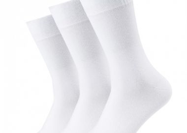 Skechers Ανδρικές Μονόχρωμες Κάλτσες Λευκές 3Pack SK41007-1000 - Skechers - 