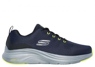 SKECHERS ΑΝΔΡΙΚΟ SNEAKER Engineered Mesh Lace-Up 232625_NVLM ΜΠΛΕ-ΚΙΤΡΙΝΟ - SKECHERS - 