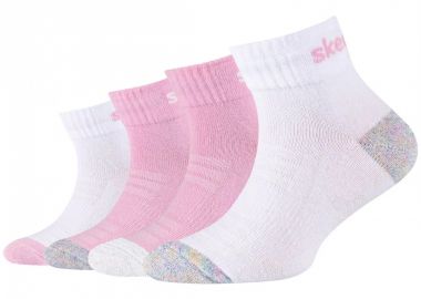 Skechers Αθλητικές Παιδικές Κάλτσες Μακριές Φούξια 3 Ζευγάρια SK42022-0400 - Skechers - 