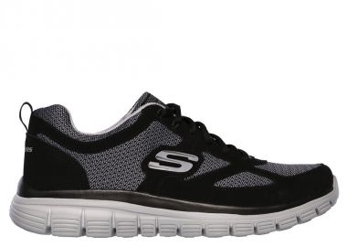 Skechers Burns Agoura 52635-BKGY Ανδρικά Αθλητικά Παπούτσια Running Γκρι - Skechers - 