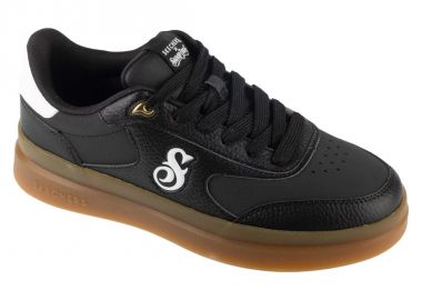 Skechers Duraleather Lace Up Snoop Cupsole Sneaker 251200BKW - Skechers - 