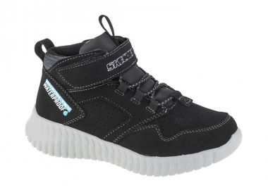 Skechers Elite Flex-Hydrox Παιδικά Μποτάκια με Σκρατς & Κορδόνια Μαύρα 97895L-BLK - Skechers - 