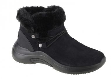 Skechers Go Midtown So Plush Γυναικεία Μποτάκια με Γούνα Μαύρα 144271-BBK - Skechers - 