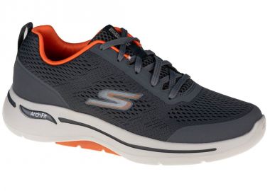 Skechers Go Walk Arch Fit Ανδρικά Sneakers Γκρι 216116-CCOR - Skechers - 