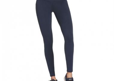 Skechers Go Walk Training Γυναικείο Μακρύ Κολάν Ψηλόμεσο Navy Μπλε W03LG30B-NVY - Skechers - 