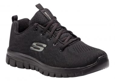 Skechers Γυναικεία Αθλητικά Graceful – Get Connected 12615W-BBK Μαύρο - Skechers - 