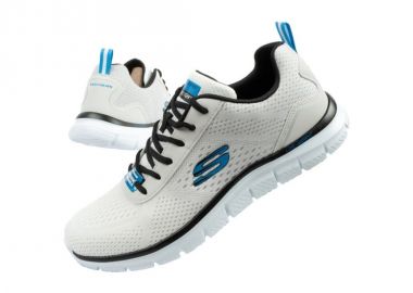 Skechers men's sports shoes TrackRipkent comfortable lightweight fashionable ecru - Skechers - 
