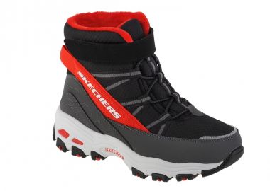 Skechers Παιδικές Μπότες Μαύρες 660092L-BKRD - Skechers - 