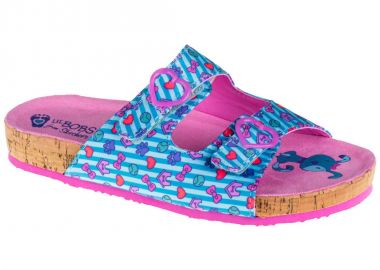 Skechers Παιδικές Σαγιονάρες Slides Ροζ Granola 300013L-TQPK - Skechers - 