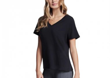 Skechers Pima VNeck Tee TP130BLK - Skechers - 