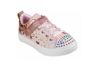 Skechers S Lights Twinkle Sparks Heather Charm Jr 314787LLPRG LT shoes - Skechers - 