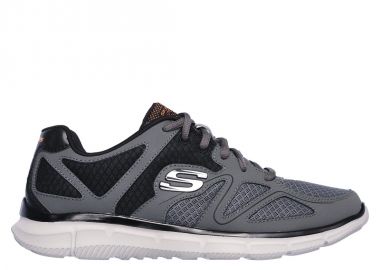 Skechers Satisfaction 58350-CCOR Ανδρικά Αθλητικά Παπούτσια Running Γκρι - Skechers - 