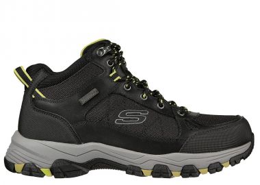 Skechers Selmen 204477-BLK Ανδρικά Ορειβατικά Μποτάκια Αδιάβροχα Μαύρα - Skechers - 