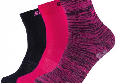 Skechers SK41053-0401 Αθλητικές Κάλτσες Ροζ 3 Ζεύγη - Skechers - 