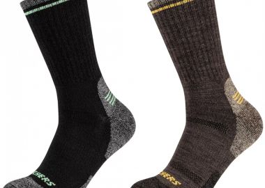 Skechers SK41104-8997 Αθλητικές Κάλτσες Μαύρες 2 Ζεύγη - Skechers - 