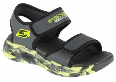 Skechers SLights Sola Glow Sandal Fusion Brights 407032LCCBK - Skechers - 