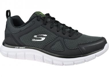 Skechers Track 52630-BKW Ανδρικά Αθλητικά Παπούτσια Running Μαύρα - Skechers - 