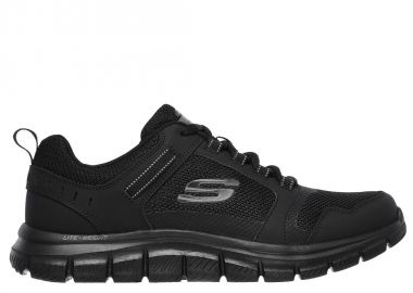 Skechers Track Knockhill 232001-BBK Ανδρικά Αθλητικά Παπούτσια Running Μαύρα - Skechers - 