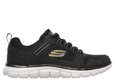 Skechers Track Knockhill 232001-BKGD Ανδρικά Αθλητικά Παπούτσια Running Μαύρα - Skechers - 