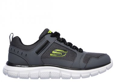 Skechers Track Knockhill 232001-CCBK Ανδρικά Αθλητικά Παπούτσια Running Γκρι - Skechers - 