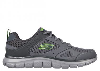 Skechers Track Syntac Ανδρικά Sneakers Γκρι 232398-CHAR - Skechers - 