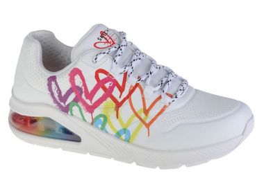 Skechers Uno 2 Γυναικεία Sneakers Λευκά 155521-WHT - Skechers - 