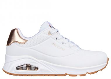 Skechers Uno Golden Air Γυναικεία Sneakers Λευκά 177094-WHT - Skechers - 
