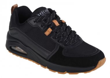 Skechers Uno-Layover Ανδρικά Sneakers Μαύρα 183010-BBK - Skechers - 
