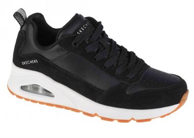 Skechers Uno Solid Air Γυναικεία Flatforms Sneakers Μαύρα 155132-BLK - Skechers - 