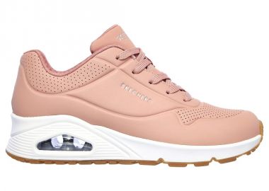 Skechers Uno Stand on Air Γυναικεία Sneakers Ροζ 73690-ROS - Skechers - 