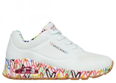 Skechers UnoLoving Love 155506WHT - Skechers - 