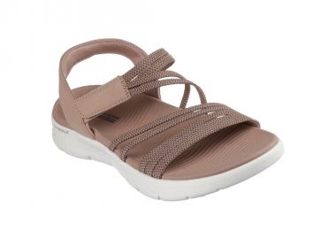 Skechers Women's GO WALK FLEX SANDAL EMMA 141473 TAN - Skechers - 
