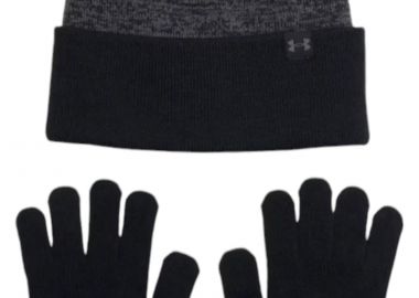 Σκουφί Under Armour Σετ Beanie Glove Combo 1386642-001 Κορίτσι - Under Armour - 