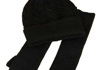 Σκούφος Attrattivo Σετ Σκούφος & Γάντια 9G23330-BLACK Γυναικείο - Attrattivo - 