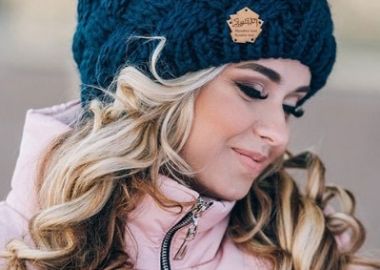 Σκούφος Let It Snow Μπλέ - Amelie's - 